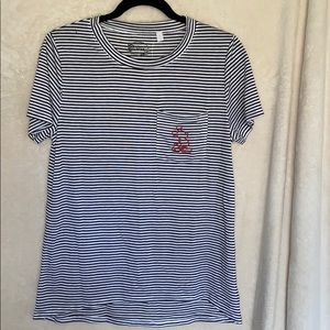 NWT Disney Embroidered Mickey Pocket T-Shirt